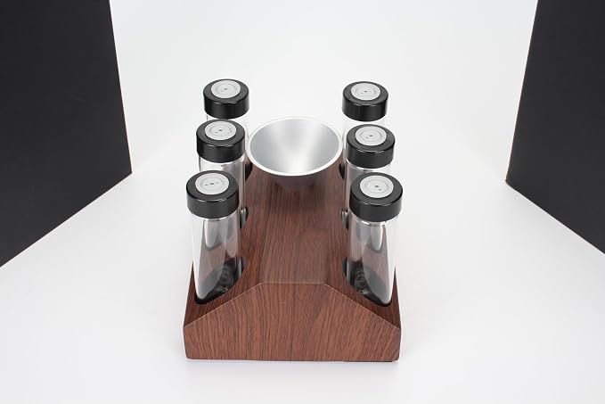 DIBTSA Coffee Bean Cellars, 6 Single Dose Espresso Beans Storage Container Tubes - Image 9