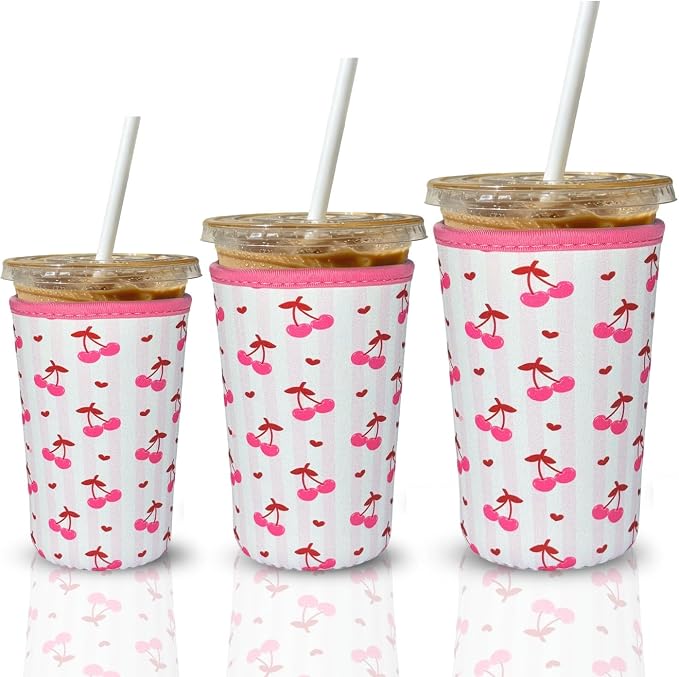 Reusable Iced Coffee Insulator Sleeve by XccMe