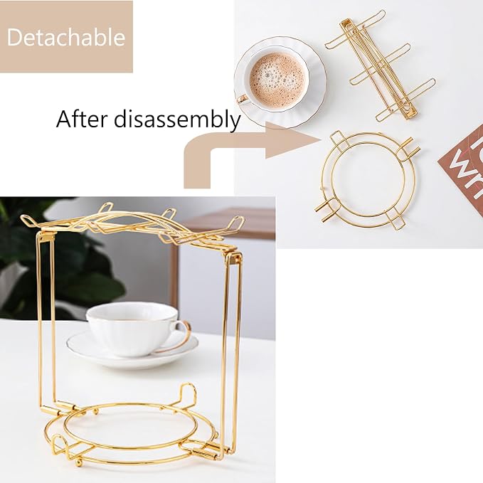 Tea Cups Holder, Foldable Organizer - Image 5
