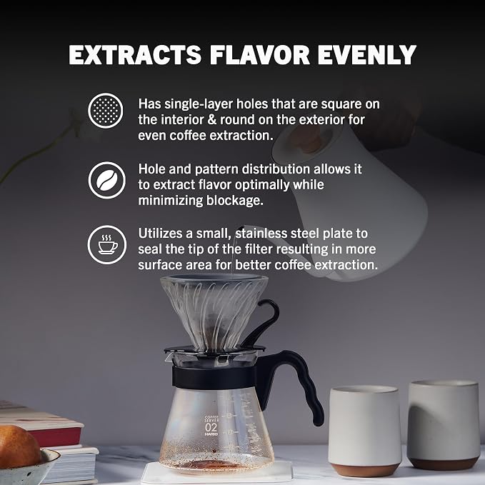 Able KONE MINI for Hario V60 02: Reusable Stainless Steel Coffee Filter - Image 5