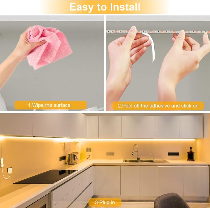 LAFULIT Under Cabinet Lighting Kit - Image 6