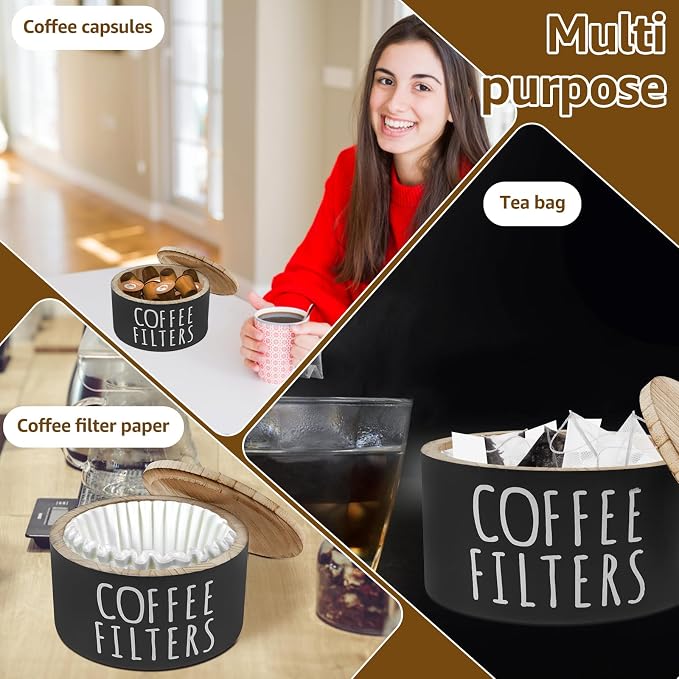 Coffee Filter Holder Coffee Filter Storage Container - Image 7