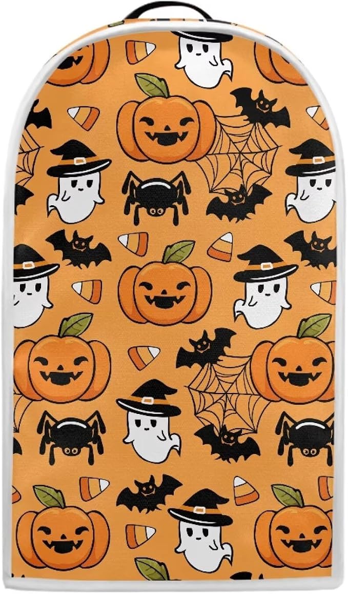 Cute Pumpkin Ghost Blender Dust Cover Anti Fingerprint Polyester Stand Mixer or - Image 2