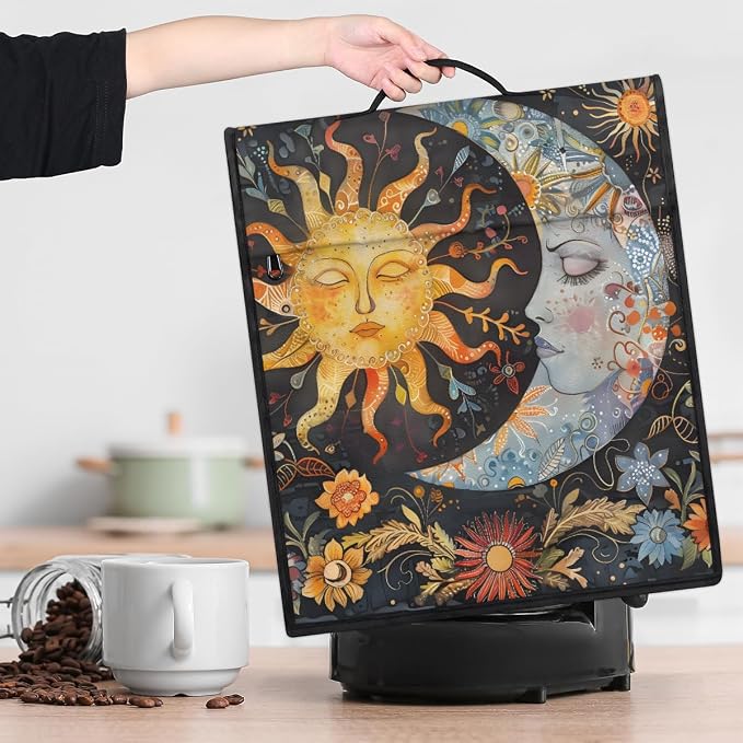 Sun Moon Kitchen Aid Mixer Cover Compatible Stand Mixer Dust Cover | Ethnic - Image 9