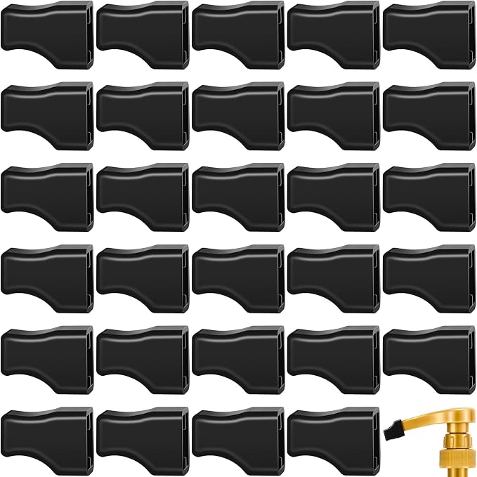 Zhehao 30 Pcs Coffee Syrup Pump Tip Cap Pourer Covers Rubber Caps Fits by Zhehao