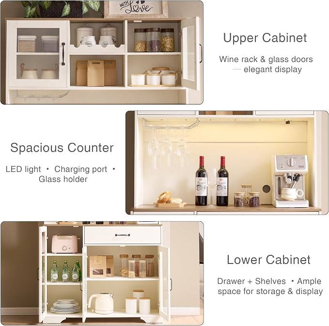 Fatmok 71" Tall Pantry Cabinet - Image 3