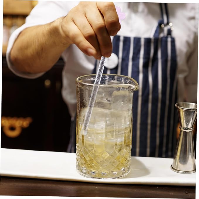 Flower Design Glass Stirring Rod - Image 7