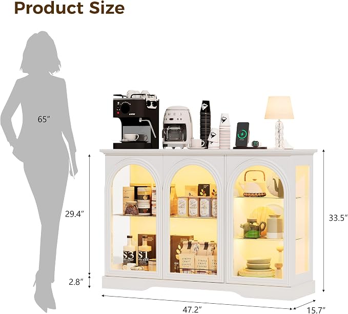 Dystler LED Buffet Cabinet - Image 2