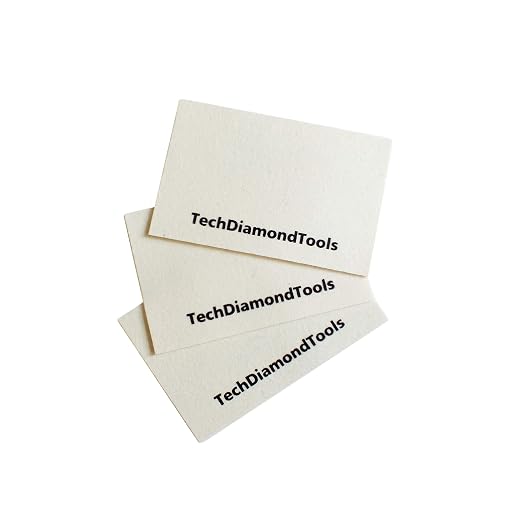TechDiamondTools Set of 3 Wool Cloths by TechDiamondTools