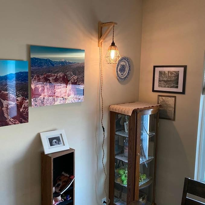 Frideko Wall Lamp with Plug in Cord - Image 6