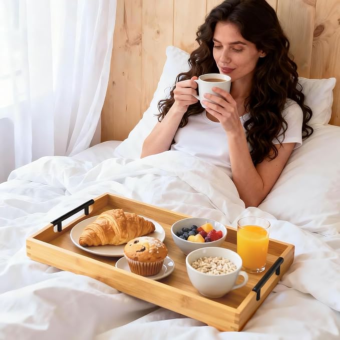 Krismax Wooden Serving Tray - Image 3