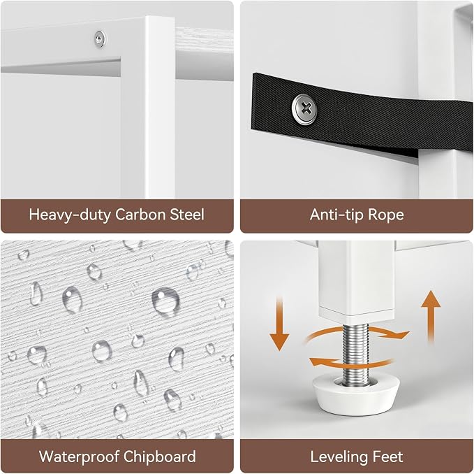 Housolution 6 Tier Bookshelf - Image 4