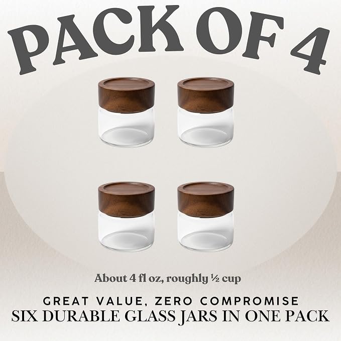 Wide Mouth Glass Storage Jars - Image 5