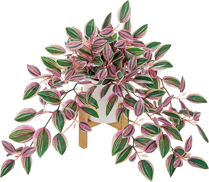 GnFlus Fake Hanging Plants in Ceramic Pot by GnFlus