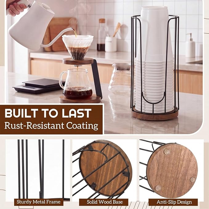 Geelin 18oz Adjustable Coffee Cup Dispenser - Image 4