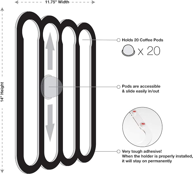 Demi's Home Adhesive Coffee Pod Holder - Image 2