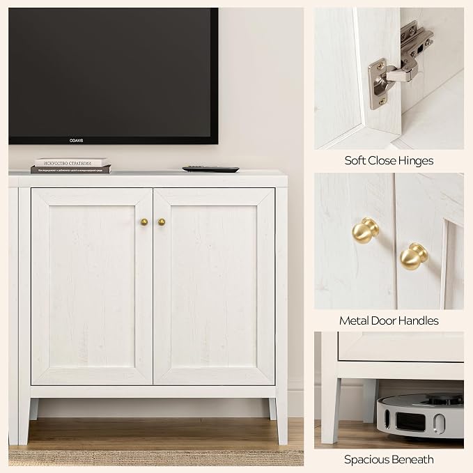EYYTHUNG Sideboard Buffet Cabinets Set of 3 - Image 5