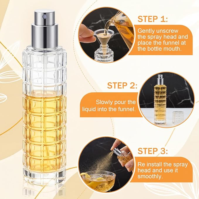 6 Pack Cocktail Atomizer Spray Bottles Bar Sets 1oz / 30ml - Image 2
