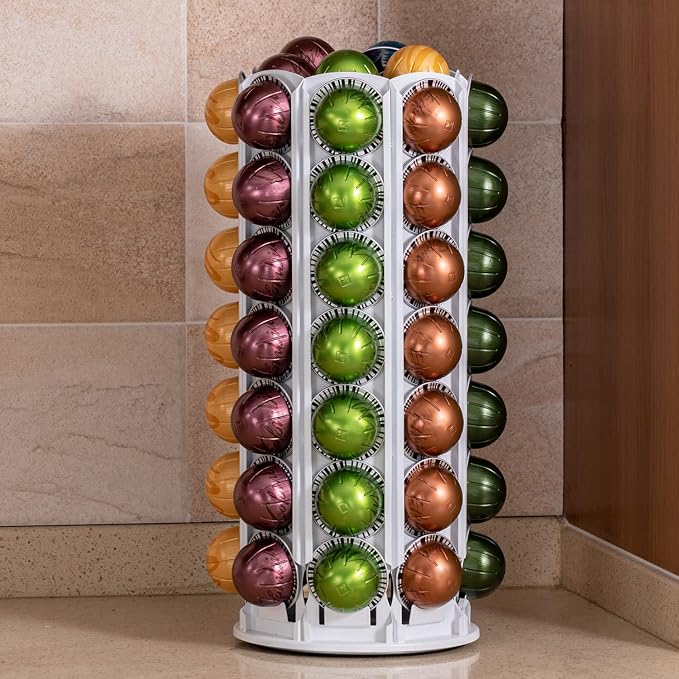 FlagShip Vertuo Pod Holder for Nespresso Pod Carousel Coffee Pod Stand - Image 6