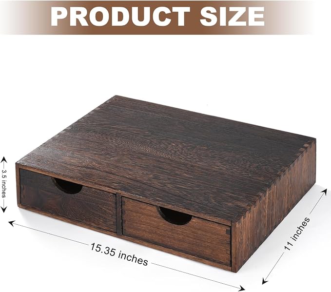 Wooden K Cup Organizer Coffee Pod Storage Box, Coffee Pod and Tea Bag Holder - Image 2
