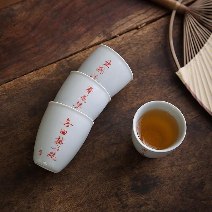 55ml/1.5oz Minimalist Retro Ceramic Fragrance Cup, Poetry And Creative Kung Fu - Image 6