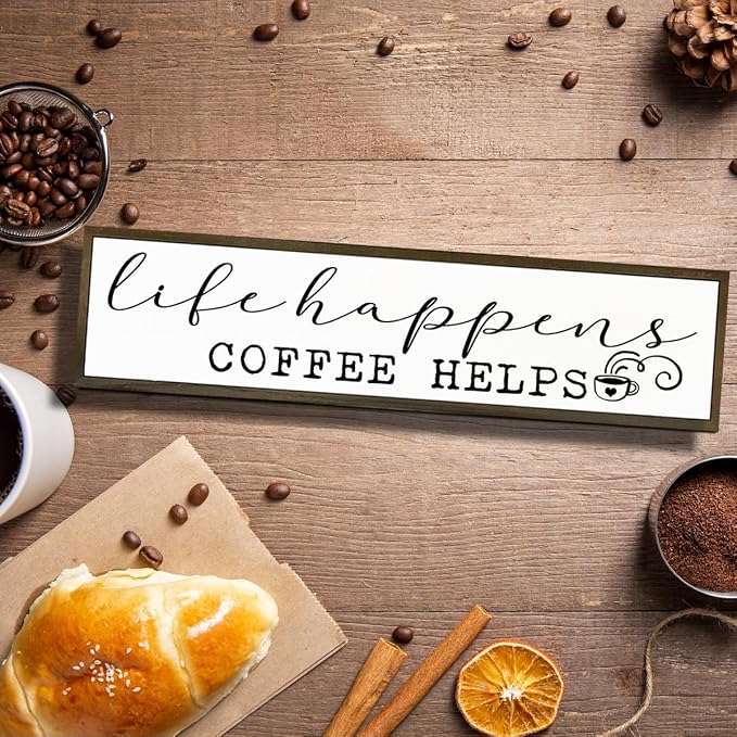 Coffee Wooden Box Sign, Country Farmhouse Decor - Image 4