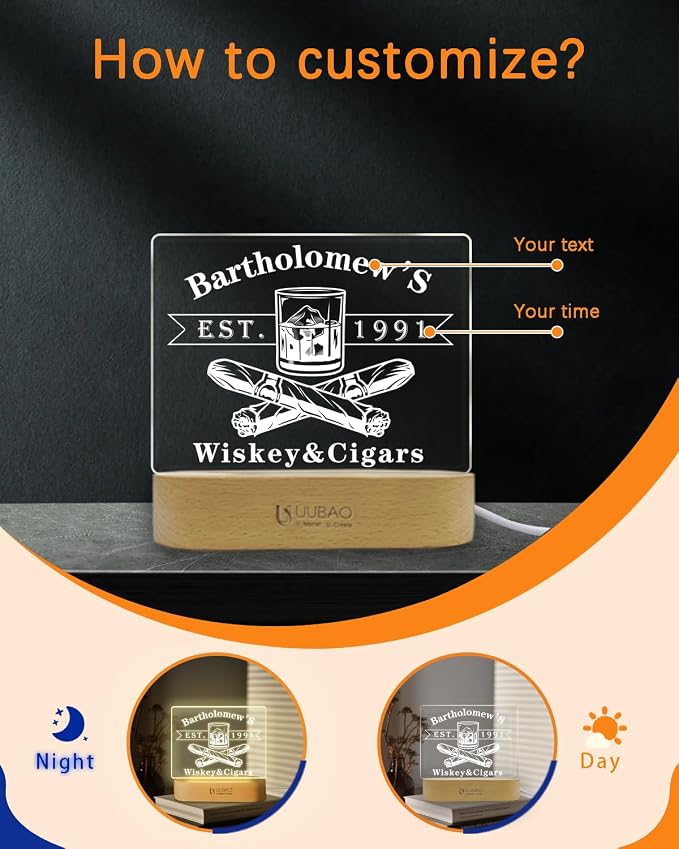 Personalized Cigars Smoking Room Signs - Image 2