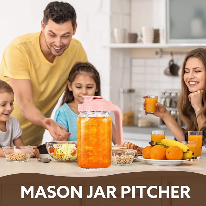 Mihlapi Breast Milk Pitcher, 32 OZ Mason Jar Pitcher - Image 6