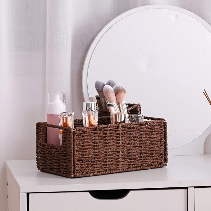 Vagusicc Wicker Storage Basket, Small Storage Baskets - Image 7