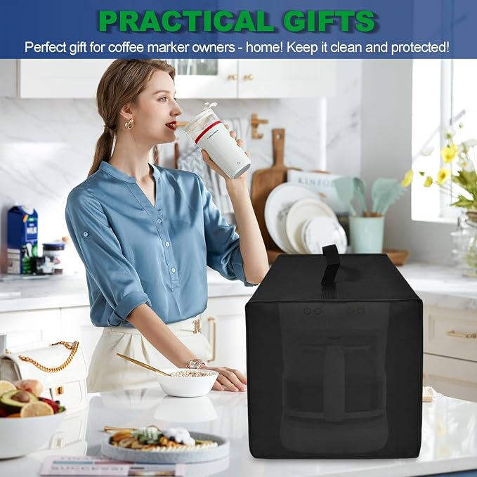 Coffee Marker Cover for BELLA, Heavy Duty Waterproof Dustproof Coffee Machine - Image 7
