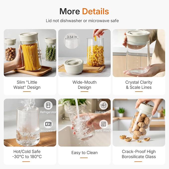 2-Pack Upgraded Glass Jars - Image 6