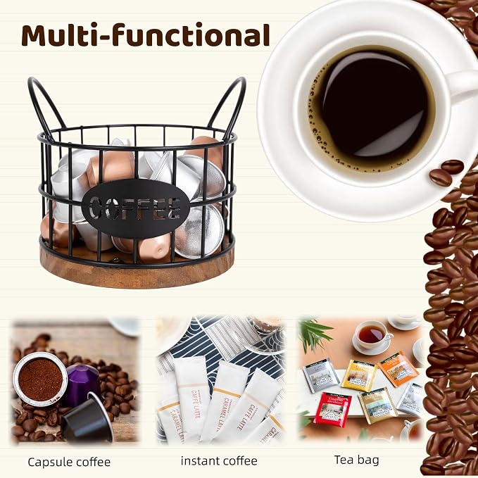 Coffee Pods Holder for Countertop, K Cup Holder Organizer, Sturdy Kcup Storage - Image 2