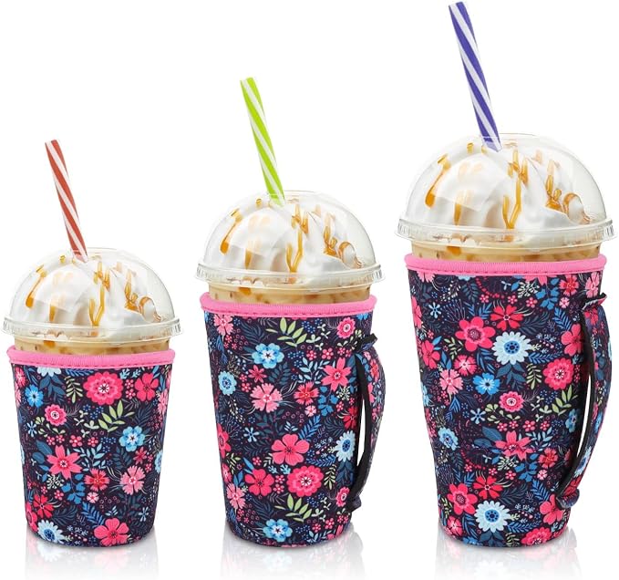 Iced Coffee Sleeve Insulator Sleeves by AJLTPA