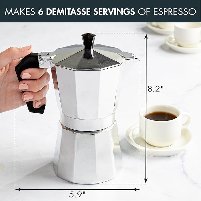 Primula Classic Stovetop Espresso and Coffee Maker, Moka Pot - Image 4