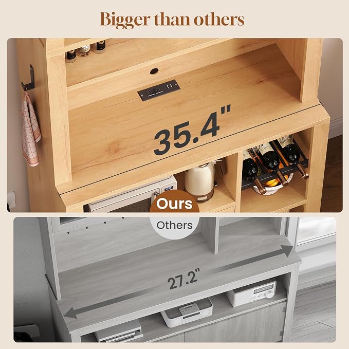 Itaar 73" Tall Arched Bakers Rack - Image 5