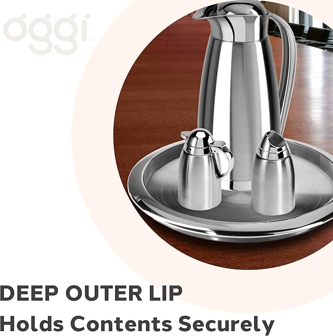 OGGI Round Tray Steel 14" - Image 4