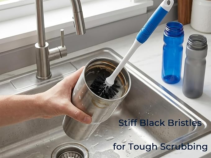 Bottle Brush Cleaner Set, Long Water Bottle Brushes - Image 3
