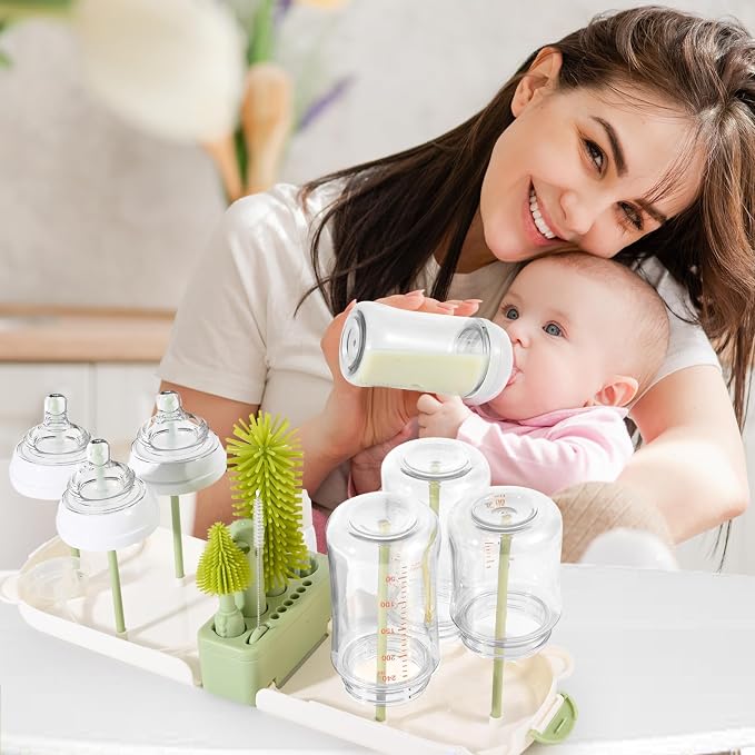 Travel Bottle Washing Kit with Storage Case, 7-in-1 Baby Travel Bottle Cleaner - Image 7
