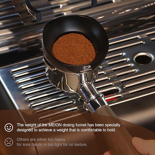 MEION Dosing Funnel, Magnetic Espresso Dosing Funnel Coffee Funnel, Espresso - Image 5