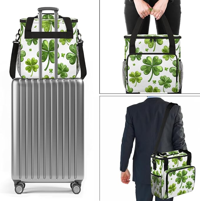 St. Patrick's Day Coffee Maker Travel Bag, Portable Storage Tote Bag - Image 7