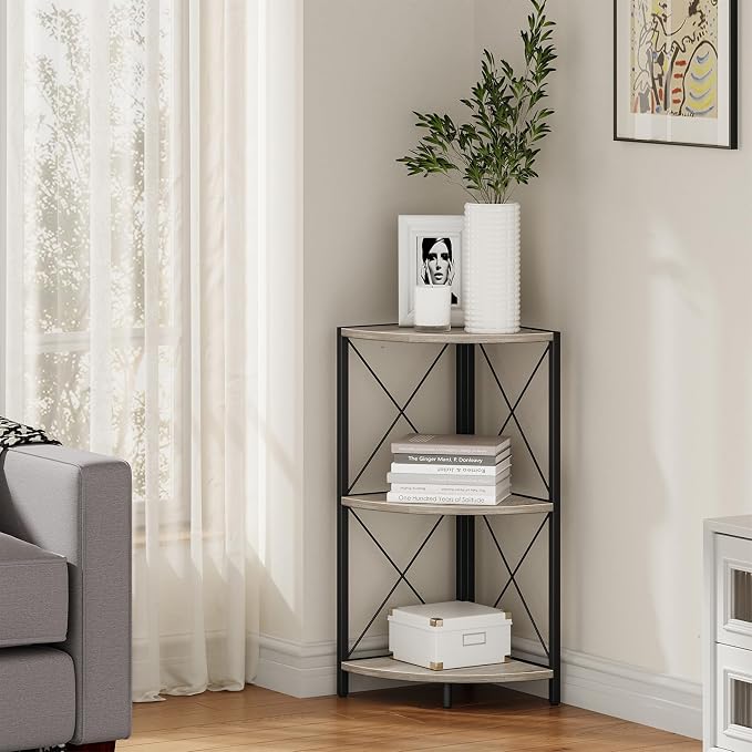 Snughome Corner Shelf for Desktop, 3-Tier Corner Storage Organizer - Image 4