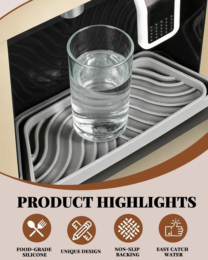 Refrigerator Drip Tray, Anti-Slip Silicone Fridge Accessories - Image 2