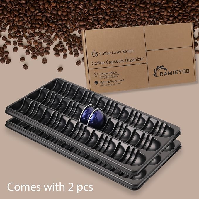 Coffee Pod Storage holder, Drawer Insert tray Holds 60-90pods Compatible - Image 5