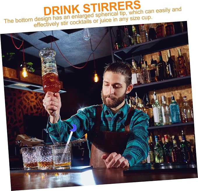 Cabilock Drink Stirrer Set 5pcs Small Stirrers - Image 5