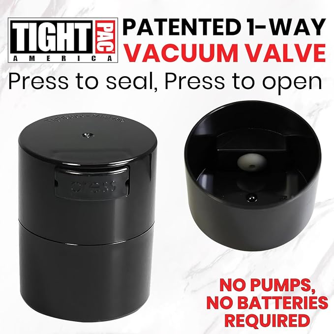 TIGHTPAC MINIVAC Portable Vacuum Seal Airtight Container – Keeps Coffee Beans - Image 3