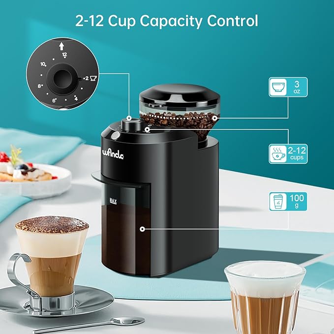 Wancle Electric Burr Coffee Grinder - Image 3