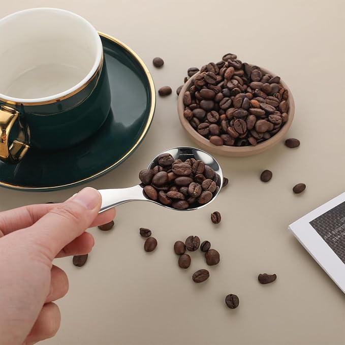 304 Stainless Spoons for Canisters, Thickened Small Round Spoon, Small Coffee - Image 5
