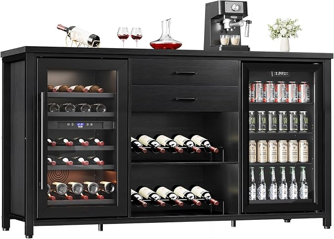 Leteuke Large Coffee Bar Cabinet - Image 9