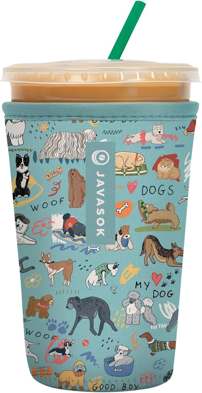 Sok It JavaSok Iced Coffee & Cold Soda Insulated Neoprene Cup Sleeve by SokIt