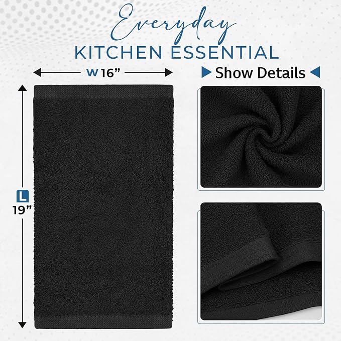DAN RIVER Kitchen Bar Mops, 16 by 19 Inches, 100% Cotton Super Absorbent - Image 8
